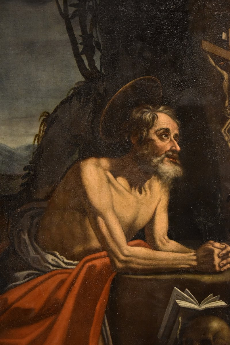 San Girolamo penitente, Hendrick de Somer detto Enrico Fiammingo (Lokeren 1602 - Napoli 1655)-photo-3