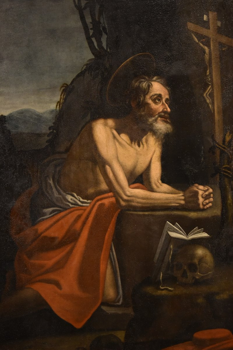 San Girolamo penitente, Hendrick de Somer detto Enrico Fiammingo (Lokeren 1602 - Napoli 1655)-photo-3