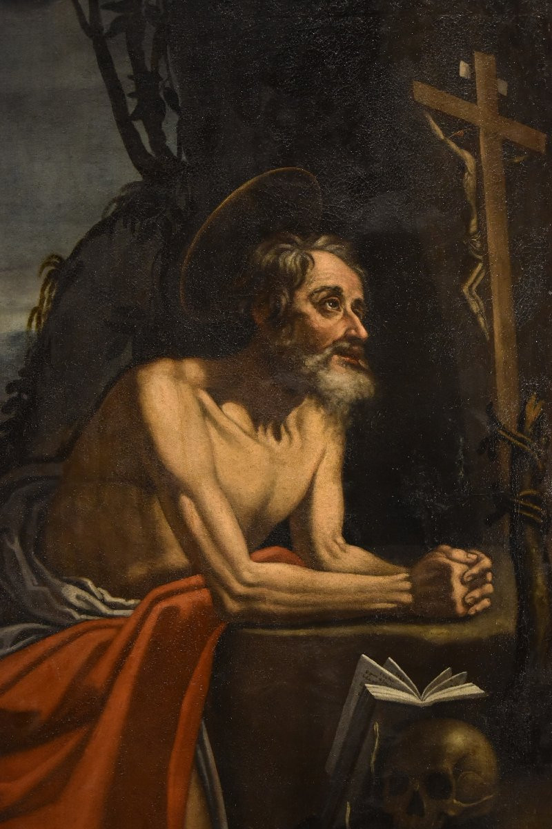 San Girolamo penitente, Hendrick de Somer detto Enrico Fiammingo (Lokeren 1602 - Napoli 1655)-photo-4