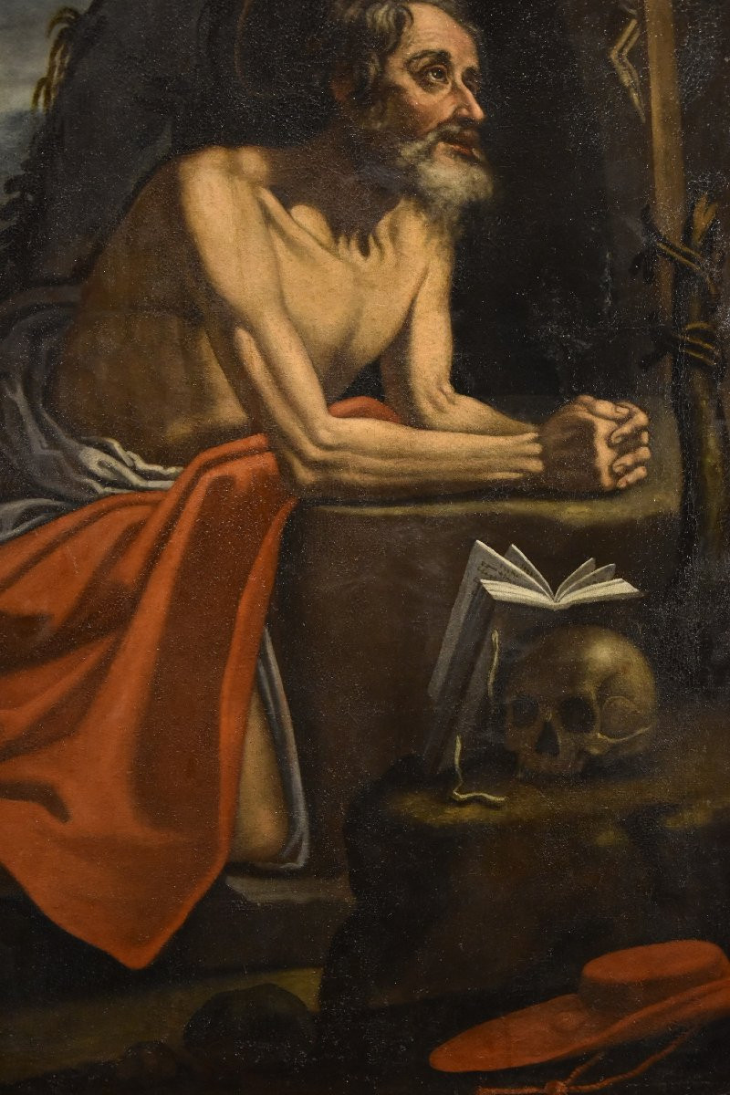 San Girolamo penitente, Hendrick de Somer detto Enrico Fiammingo (Lokeren 1602 - Napoli 1655)-photo-5