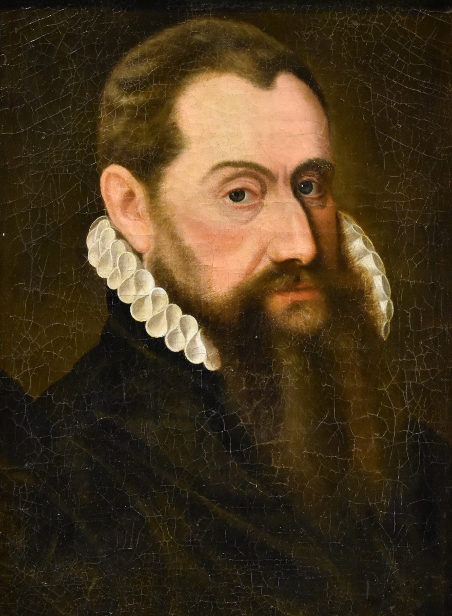 Ritratto di gentiluomo in tenuta rinascimentale, Frans Pourbus (Bruges, 1545 - Anversa, 1581)