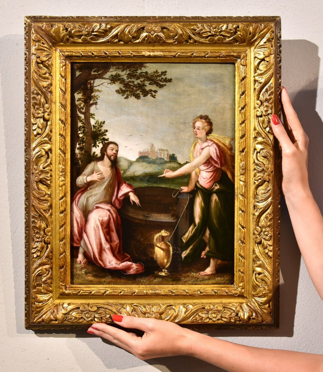 Cristo e la Samaritana, Ludovico Pozzoserrato (Anversa 1550 – Treviso 1605) -photo-2