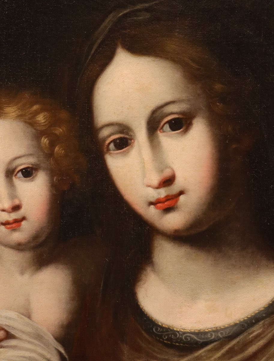 Madonna con Bambino, Bottega di Alessandro Allori (Firenze 1535 - 1607)-photo-4