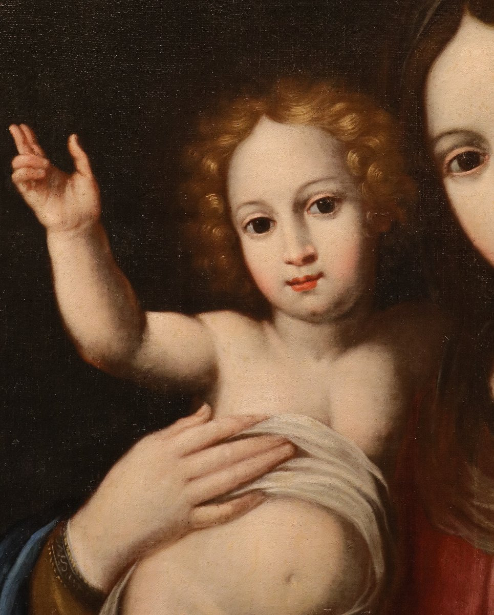 Madonna con Bambino, Bottega di Alessandro Allori (Firenze 1535 - 1607)-photo-6