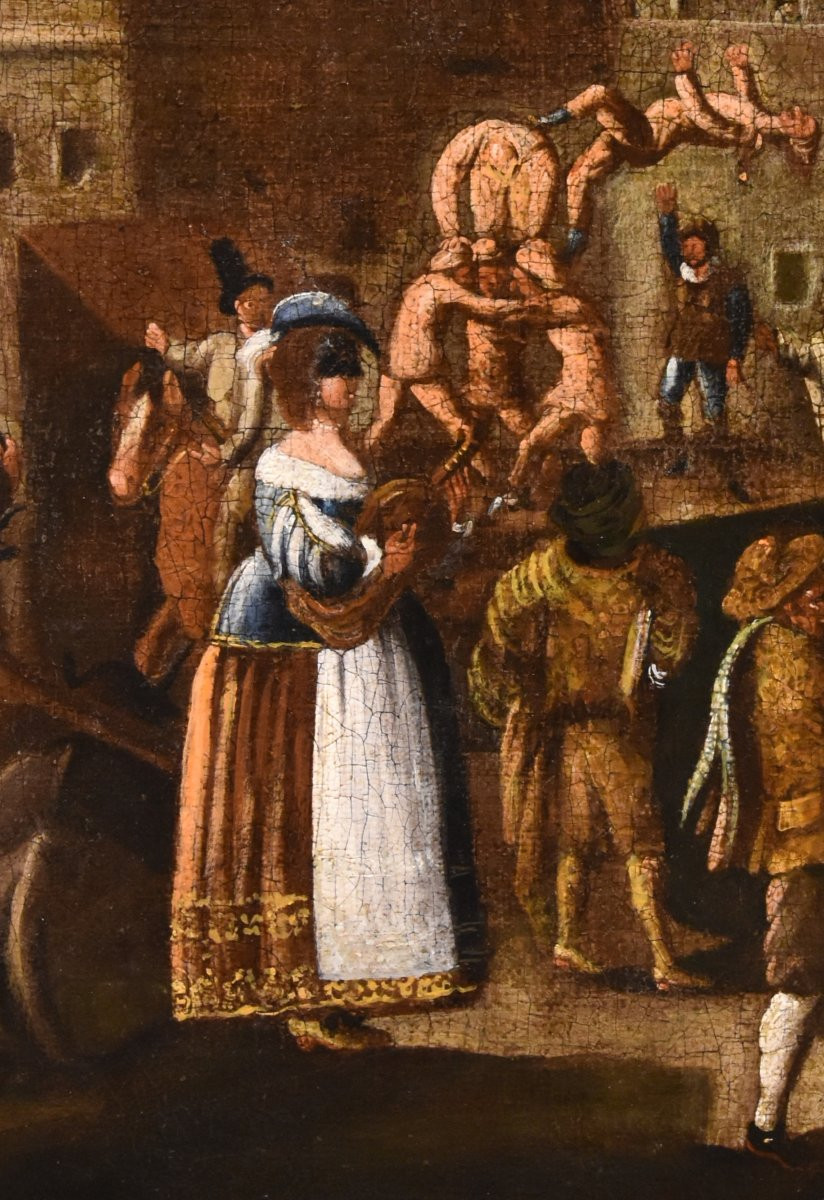 Carnevale a Roma in Piazza Navona, bottega di Michelangelo Cerquozzi (1602- 1660)-photo-4