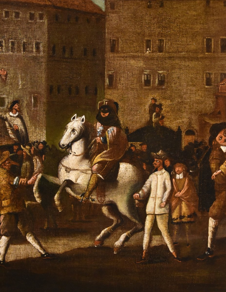 Carnevale a Roma in Piazza Navona, bottega di Michelangelo Cerquozzi (1602- 1660)-photo-4