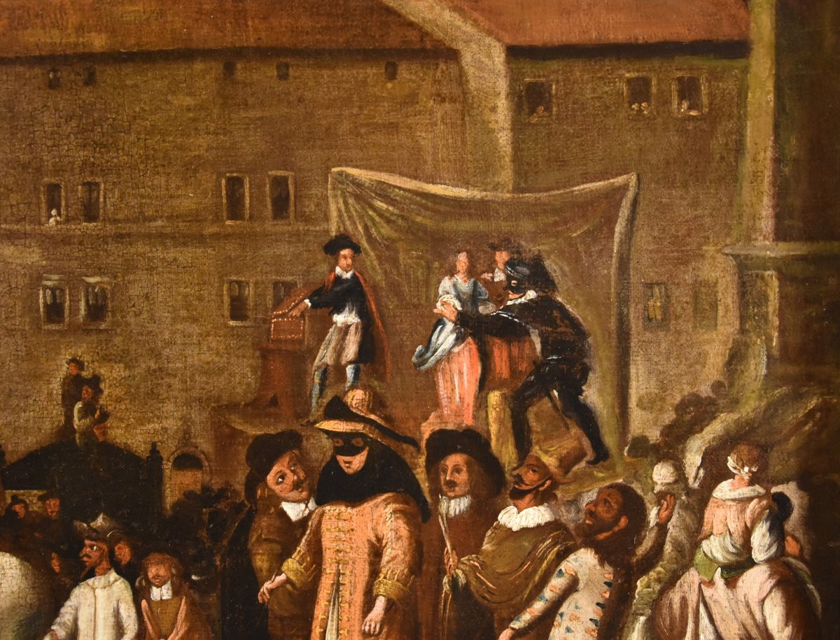 Carnevale a Roma in Piazza Navona, bottega di Michelangelo Cerquozzi (1602- 1660)-photo-5