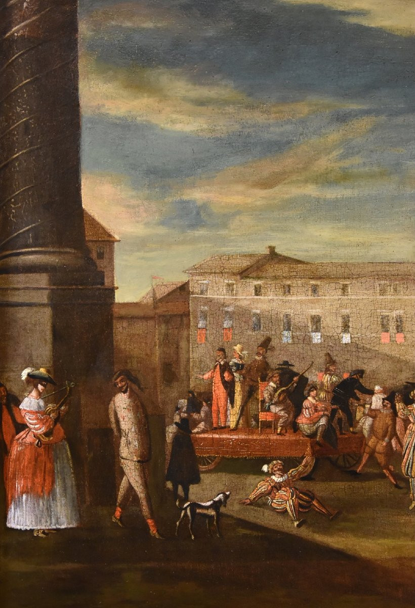 Carnevale a Roma in Piazza Colonna, Michelangelo Cerquozzi (Roma 1602 – 1660) bottega-photo-3