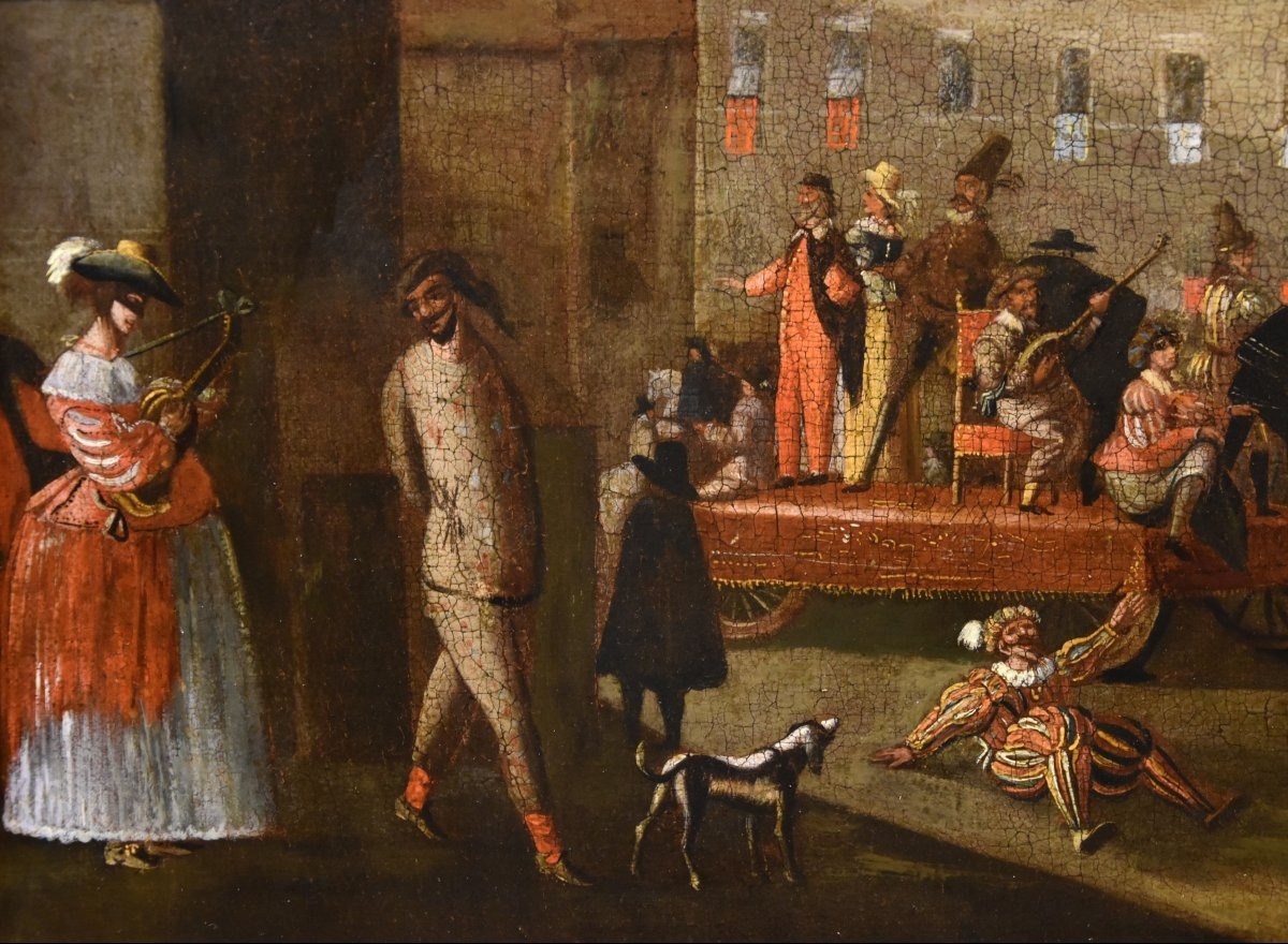 Carnevale a Roma in Piazza Colonna, Michelangelo Cerquozzi (Roma 1602 – 1660) bottega-photo-5