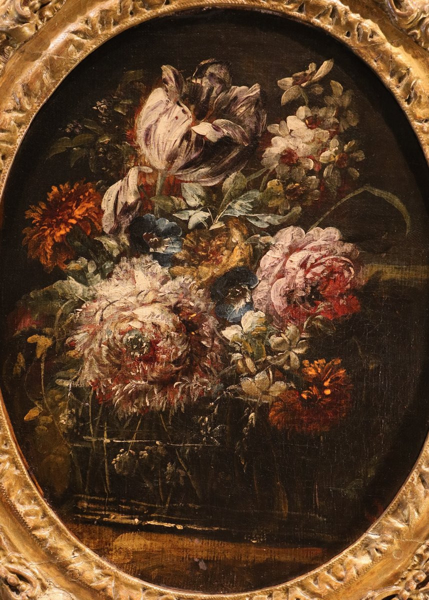 Coppia di nature morta di fiori, Margherita Caffi (Cremona 1647 – Milano 1710) bottega di-photo-2