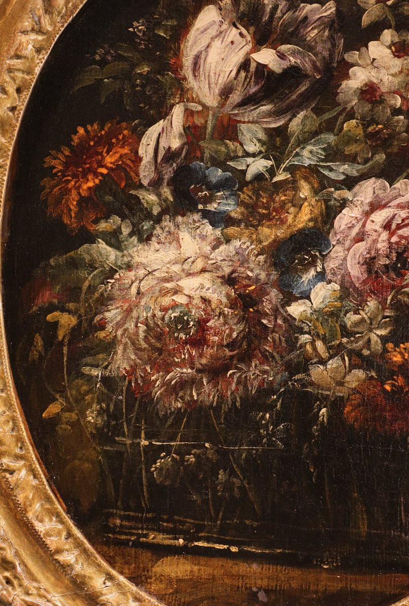 Coppia di nature morta di fiori, Margherita Caffi (Cremona 1647 – Milano 1710) bottega di-photo-3