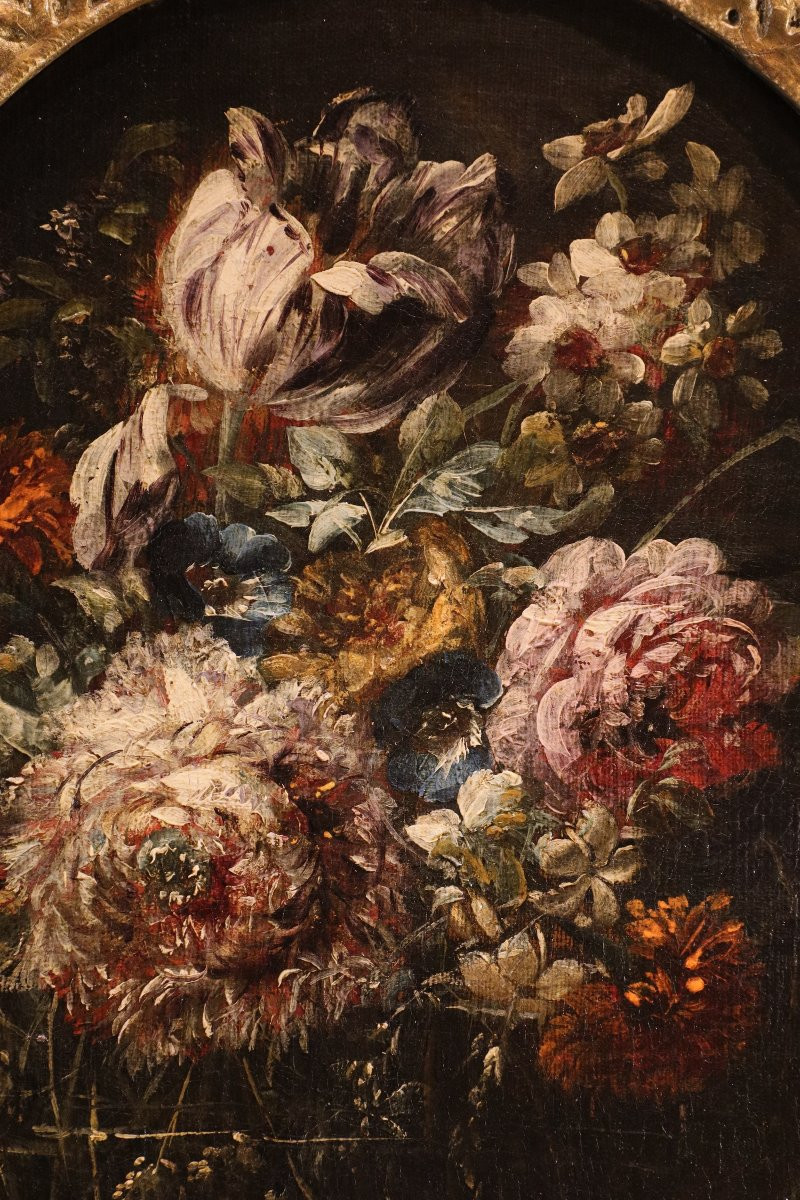 Coppia di nature morta di fiori, Margherita Caffi (Cremona 1647 – Milano 1710) bottega di-photo-6