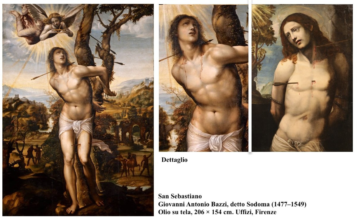 San Sebastiano, Giovanni Antonio Bazzi, detto il Sodoma (Vercelli 1477 – Siena 1549) Seguace di-photo-3