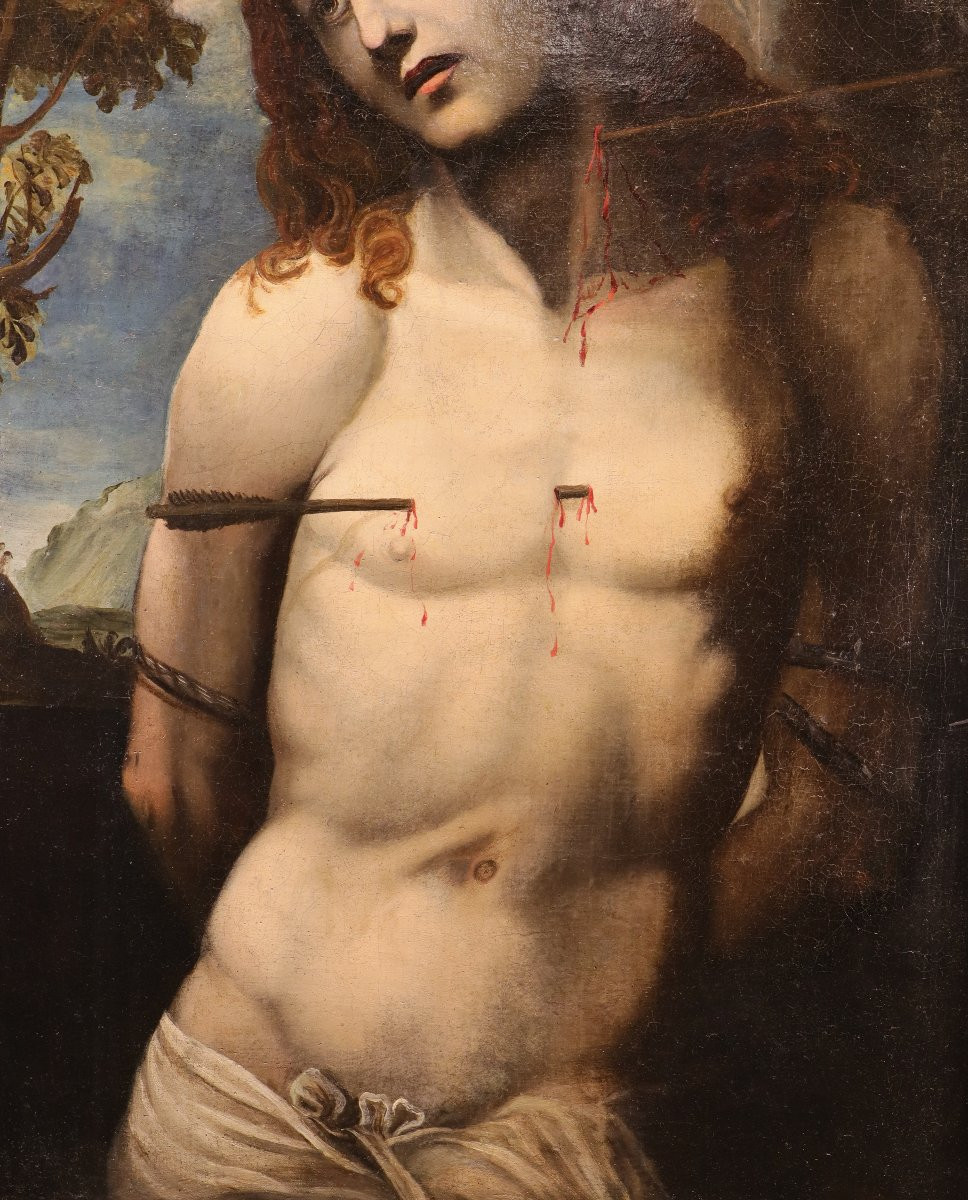 San Sebastiano, Giovanni Antonio Bazzi, detto il Sodoma (Vercelli 1477 – Siena 1549) Seguace di-photo-3