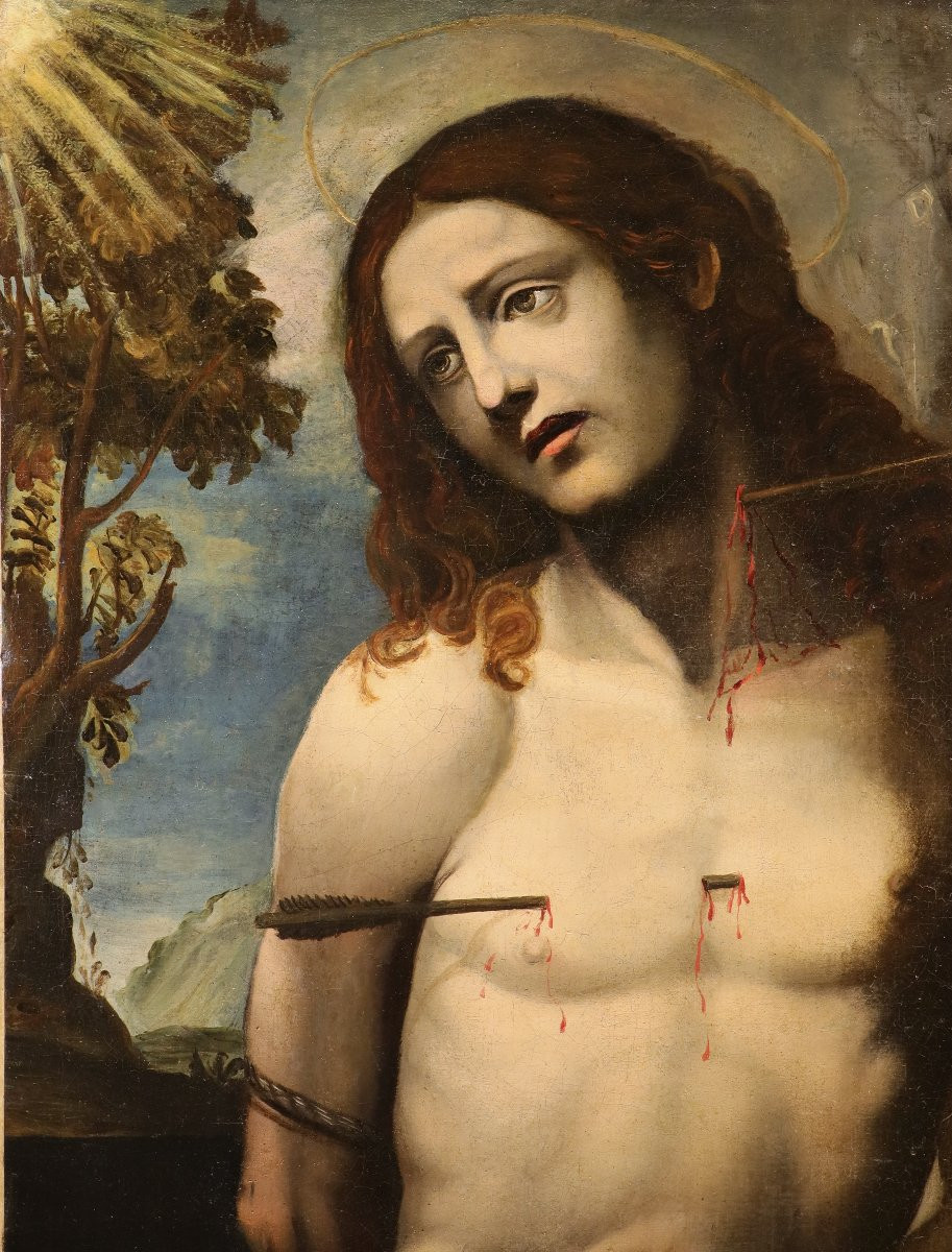 San Sebastiano, Giovanni Antonio Bazzi, detto il Sodoma (Vercelli 1477 – Siena 1549) Seguace di-photo-6