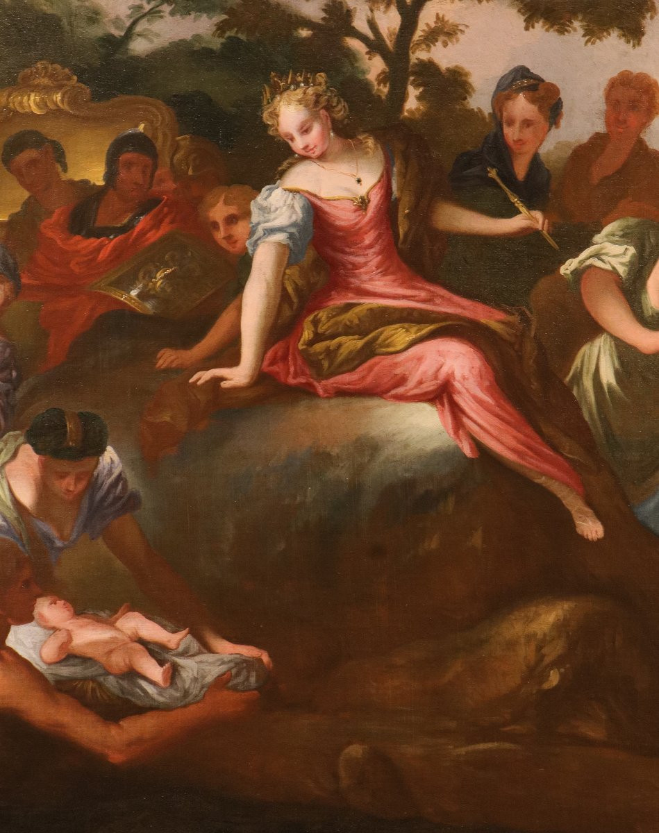 Pier Dandini (Firenze, 1646 – 1712), Il ritrovamento di Mosè-photo-3