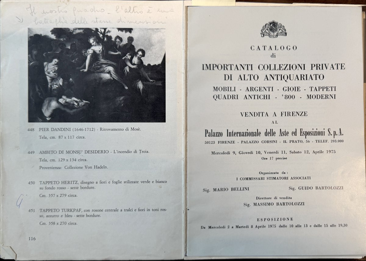 Pier Dandini (Firenze, 1646 – 1712), Il ritrovamento di Mosè-photo-1