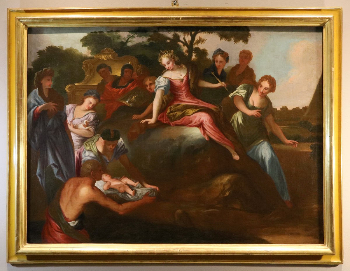 Pier Dandini (Firenze, 1646 – 1712), Il ritrovamento di Mosè