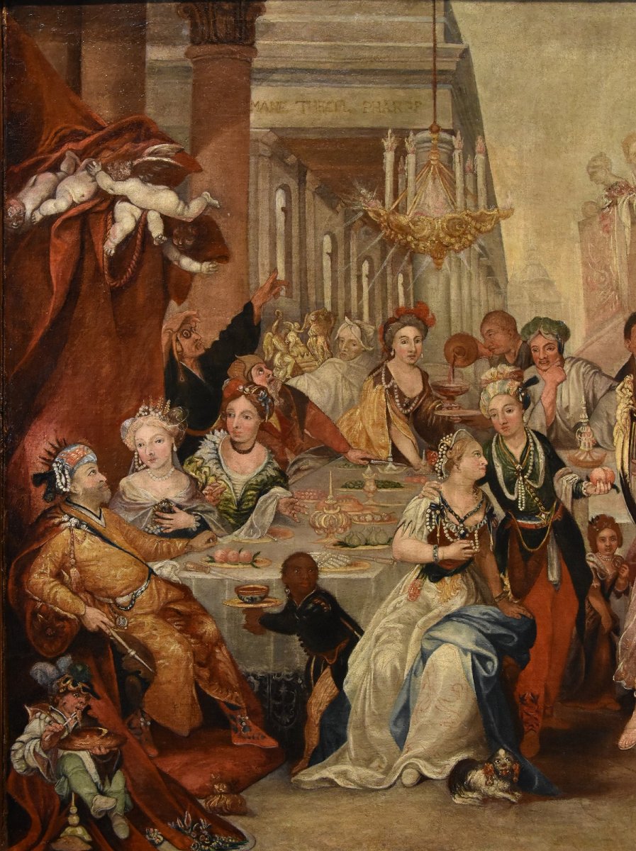 Il Banchetto di Baldassarre, Frans Francken II (Anversa, 1581–1642) bottega/cerchia-photo-3