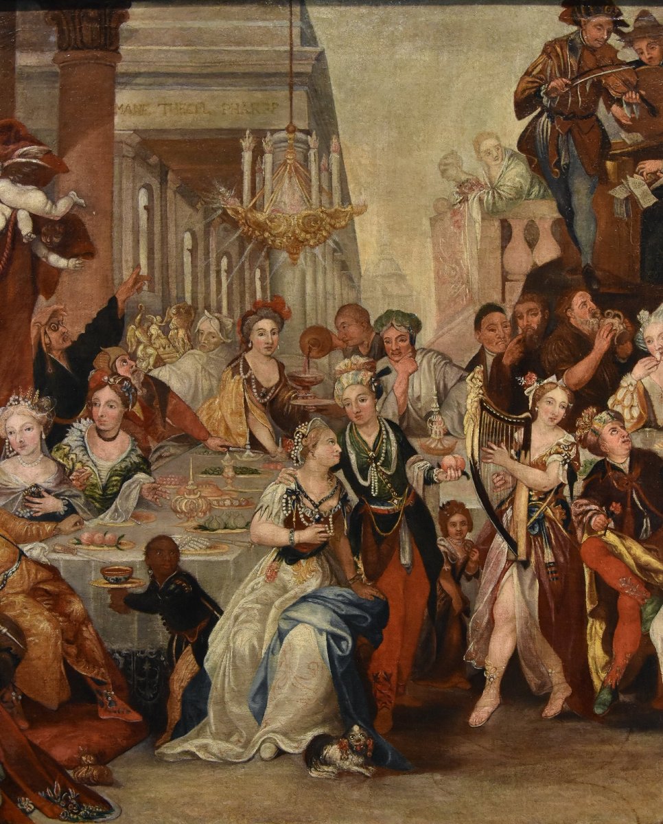Il Banchetto di Baldassarre, Frans Francken II (Anversa, 1581–1642) bottega/cerchia-photo-4