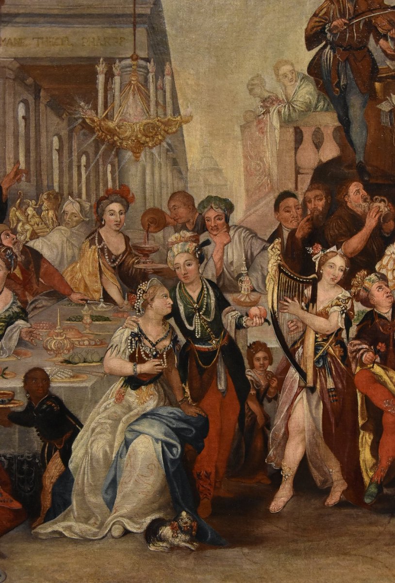 Il Banchetto di Baldassarre, Frans Francken II (Anversa, 1581–1642) bottega/cerchia-photo-4