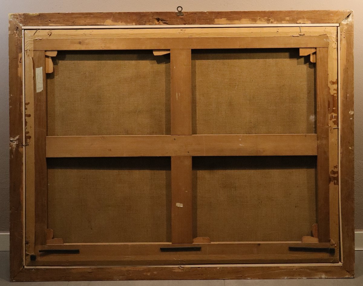 Marina in tempesta con vascelli, Matthieu Van Plattenberg (Anversa 1608 - Parigi 1660)-photo-8