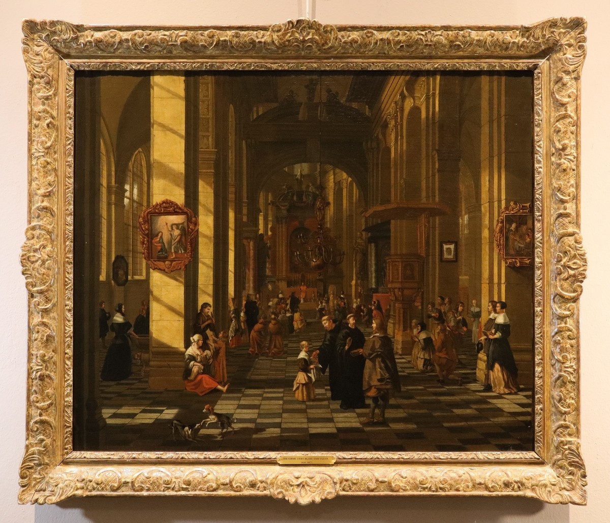 Interno di una chiesa fiamminga, Hendrick Corneliszoon van Vliet (Delft, 1612 – Delft, 1675)