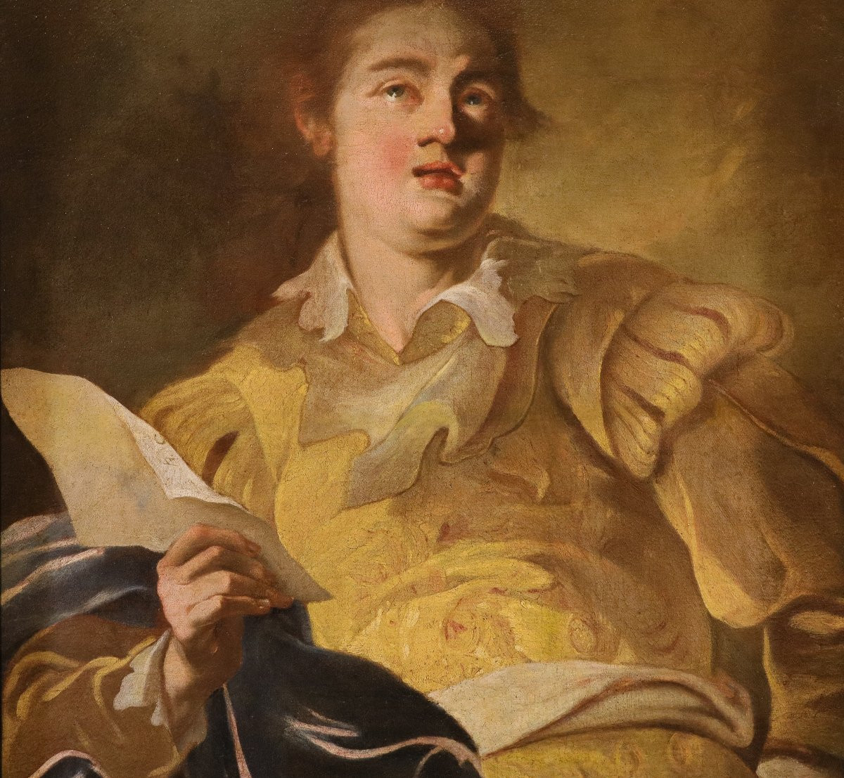 Claude Vignon (Tours, 1593 – Parigi, 1670), Ritratto di cantore in farsetto-photo-1