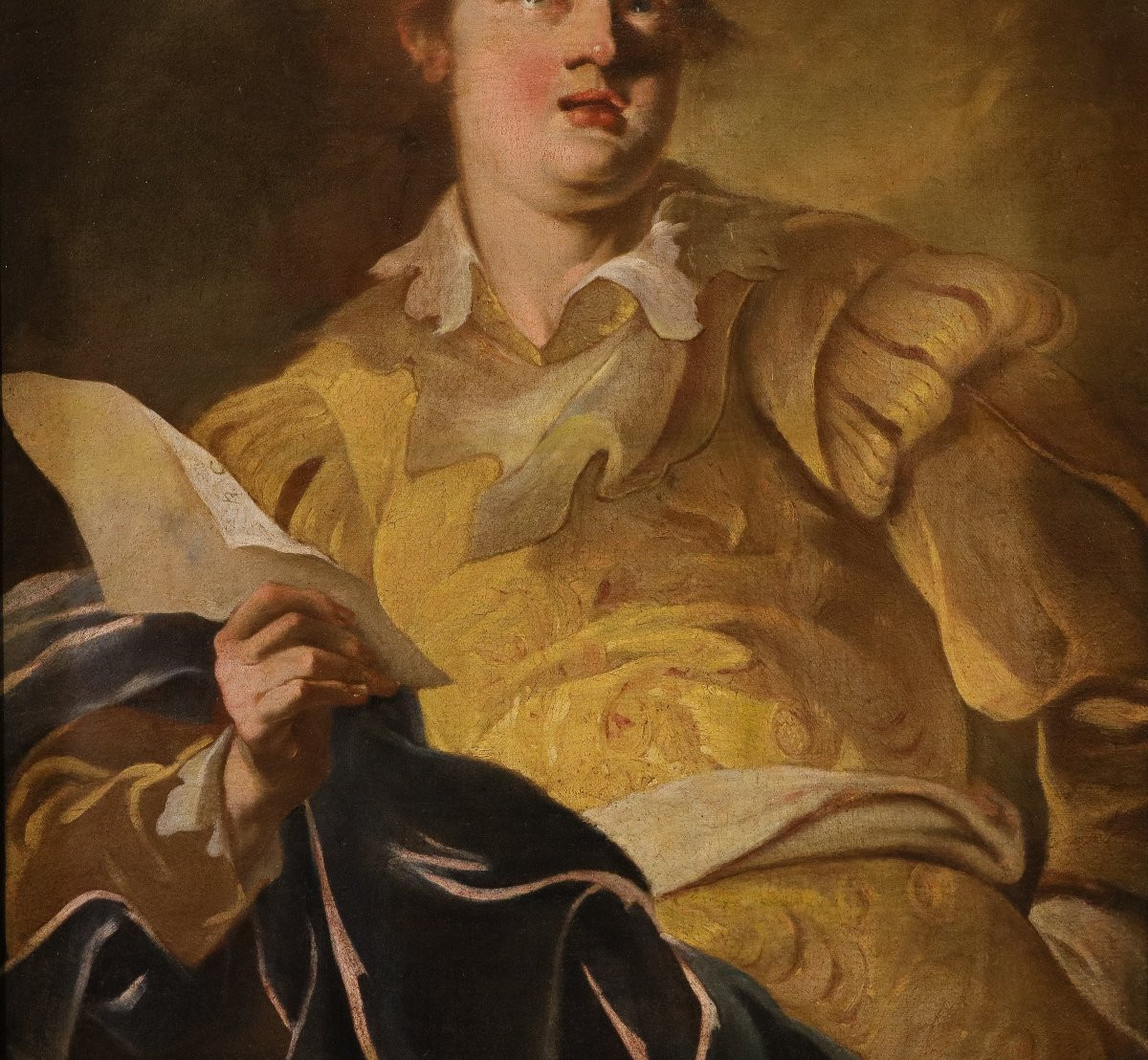 Claude Vignon (Tours, 1593 – Parigi, 1670), Ritratto di cantore in farsetto-photo-2