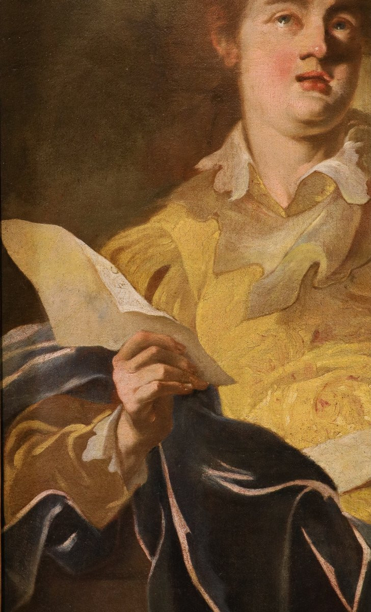 Claude Vignon (Tours, 1593 – Parigi, 1670), Ritratto di cantore in farsetto-photo-3