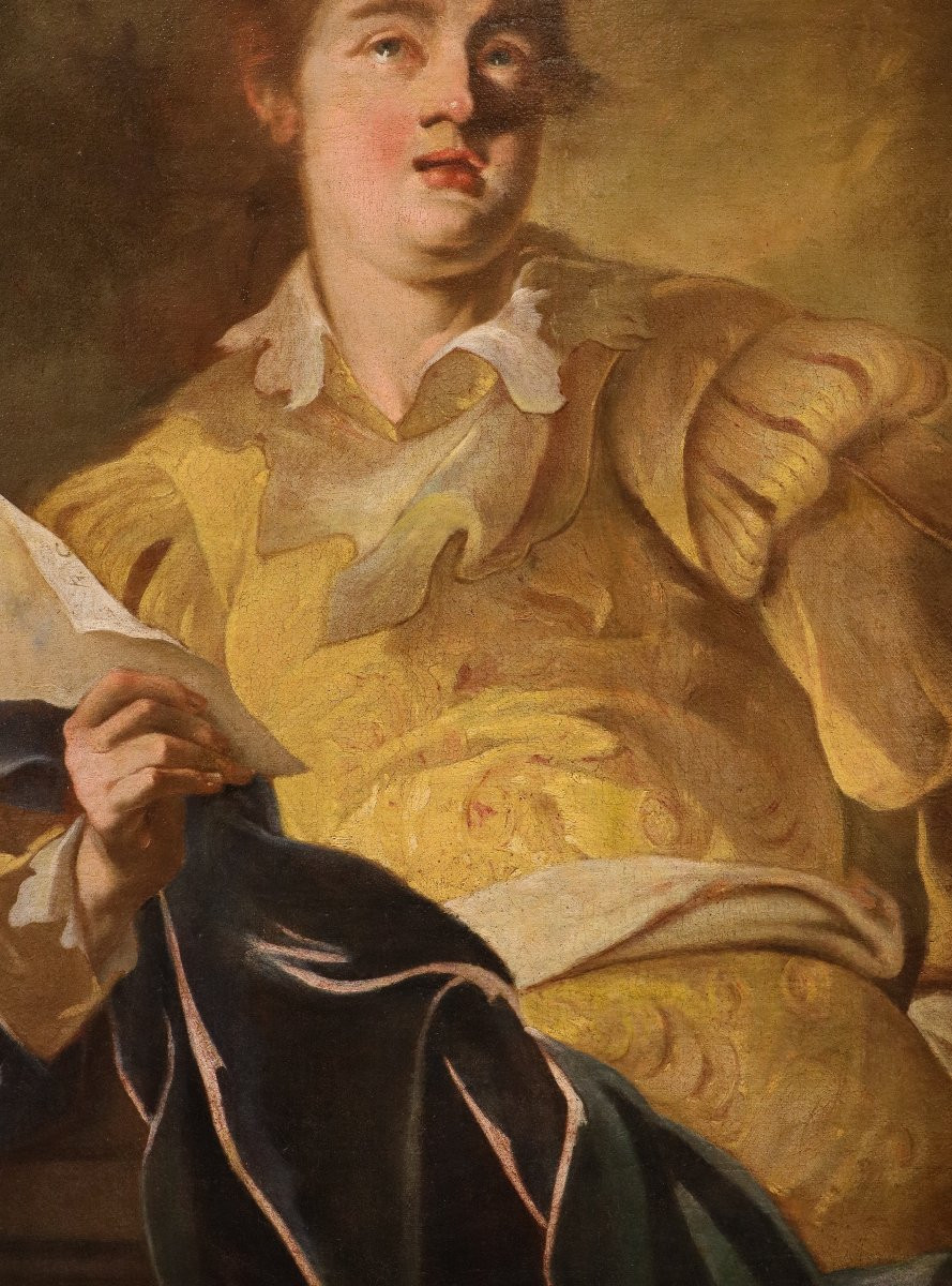 Claude Vignon (Tours, 1593 – Parigi, 1670), Ritratto di cantore in farsetto-photo-4
