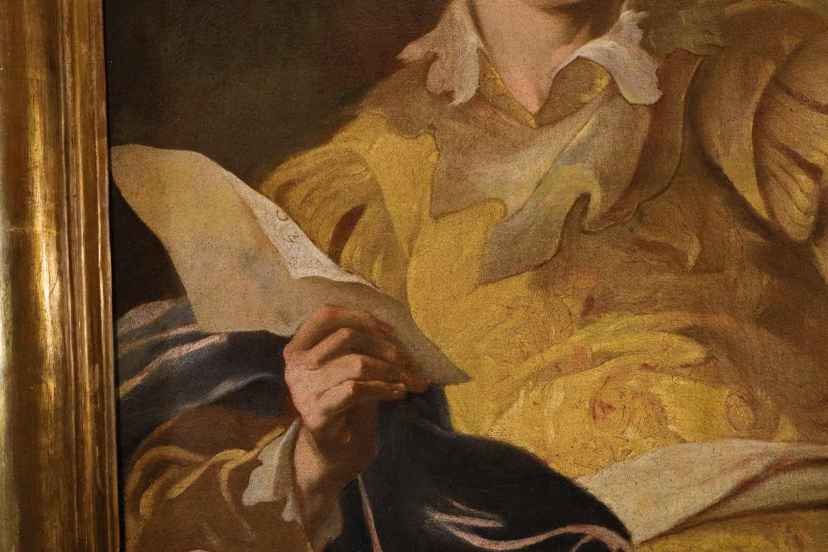 Claude Vignon (Tours, 1593 – Parigi, 1670), Ritratto di cantore in farsetto-photo-7