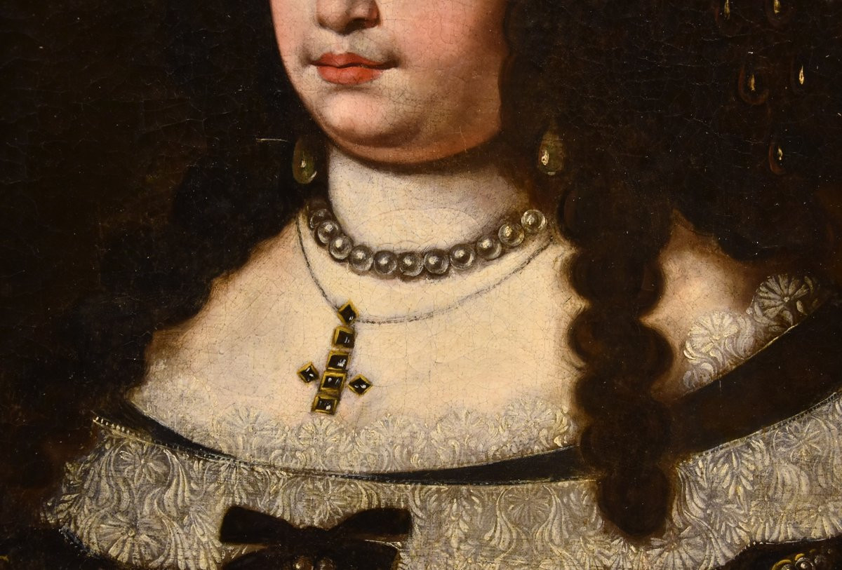 Ritratto della duchessa Vittoria Farnese d’Este, Jan van Gelder (Anversa 1621 – Modena 1685)-photo-6