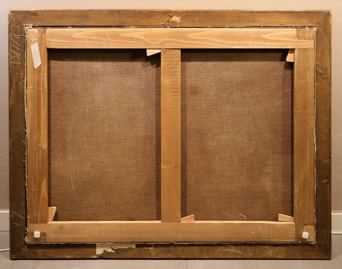 Pier Francesco Garola (Torino 1638 - Roma 1716), Capriccio architettonico con veduta costiera-photo-8