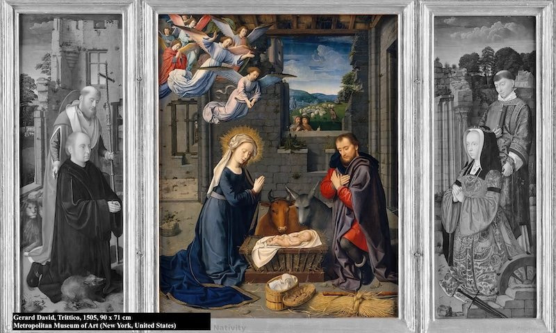 La Natività, Gerard David (Oudewater, vers 1460 - Bruges, 1523) Disciple de-photo-1