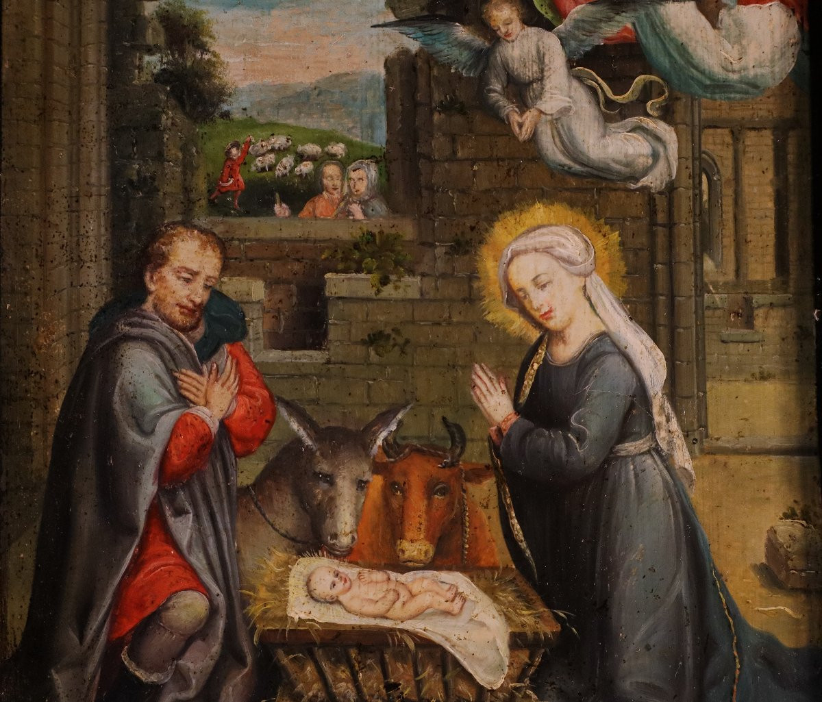 La Natività, Gerard David (Oudewater, vers 1460 - Bruges, 1523) Disciple de-photo-6