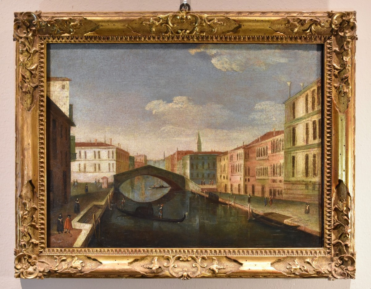 Veduta di Venezia con il ponte delle Guglie, Gabriele Bella (Venezia 1730 – Venezia 1799)