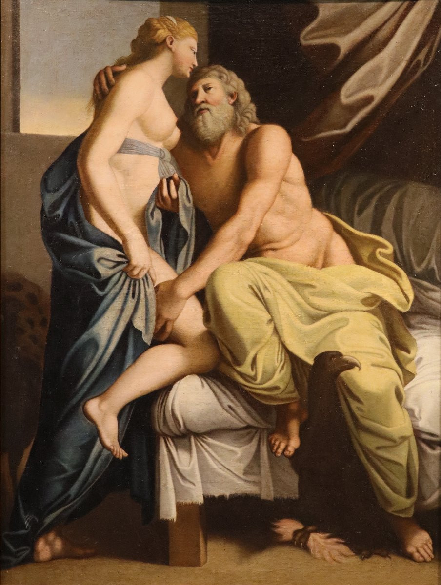 Giove e Giunone, Cerchia di Annibale Carracci (Bologna, 1560 - Roma, 1609)-photo-2