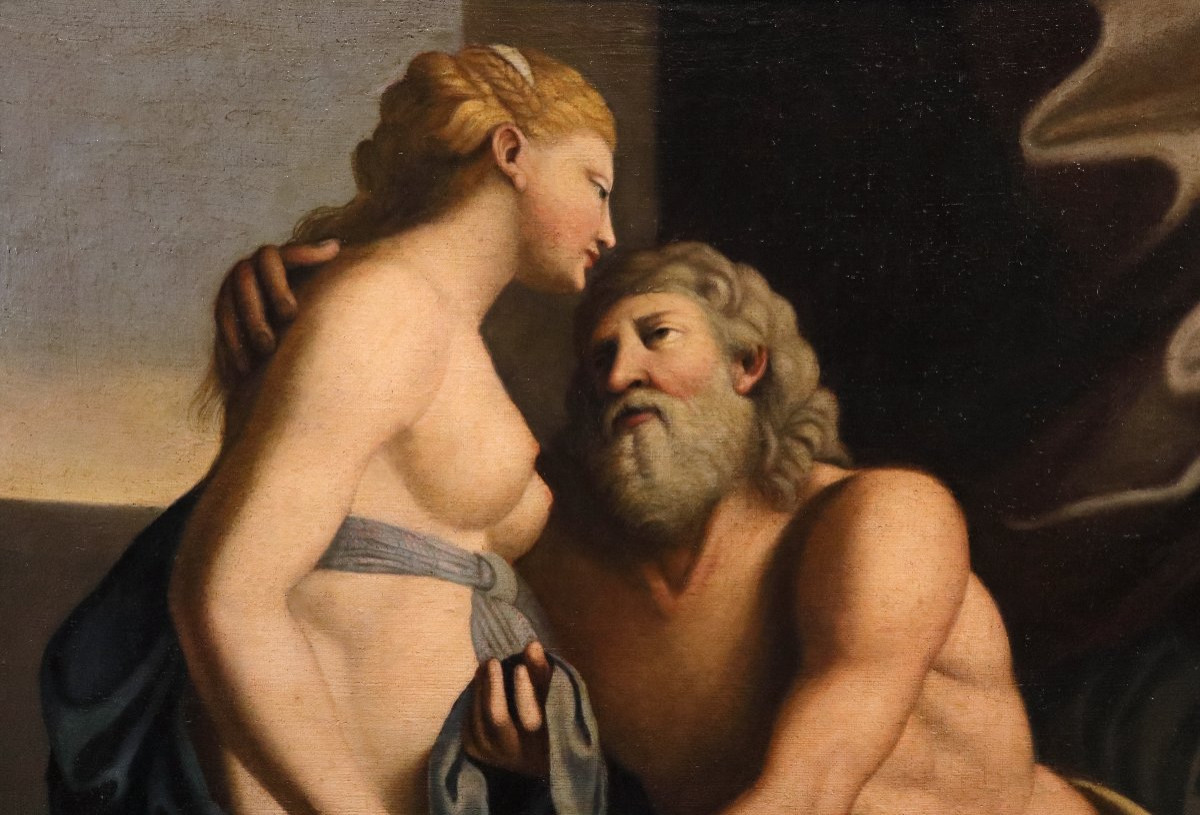 Giove e Giunone, Cerchia di Annibale Carracci (Bologna, 1560 - Roma, 1609)-photo-4