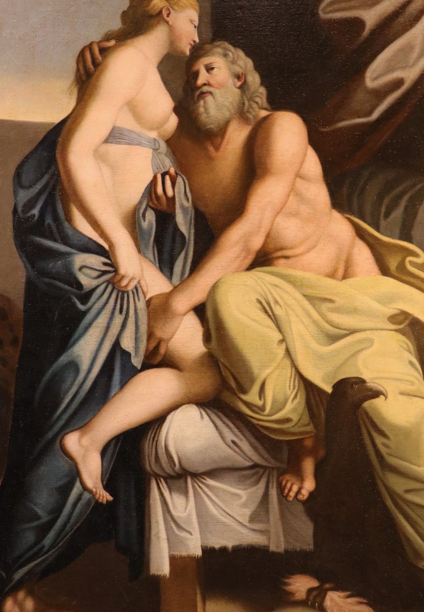 Giove e Giunone, Cerchia di Annibale Carracci (Bologna, 1560 - Roma, 1609)-photo-1