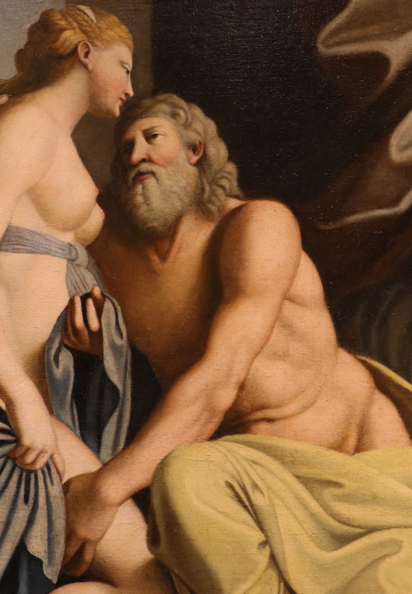 Giove e Giunone, Cerchia di Annibale Carracci (Bologna, 1560 - Roma, 1609)-photo-2