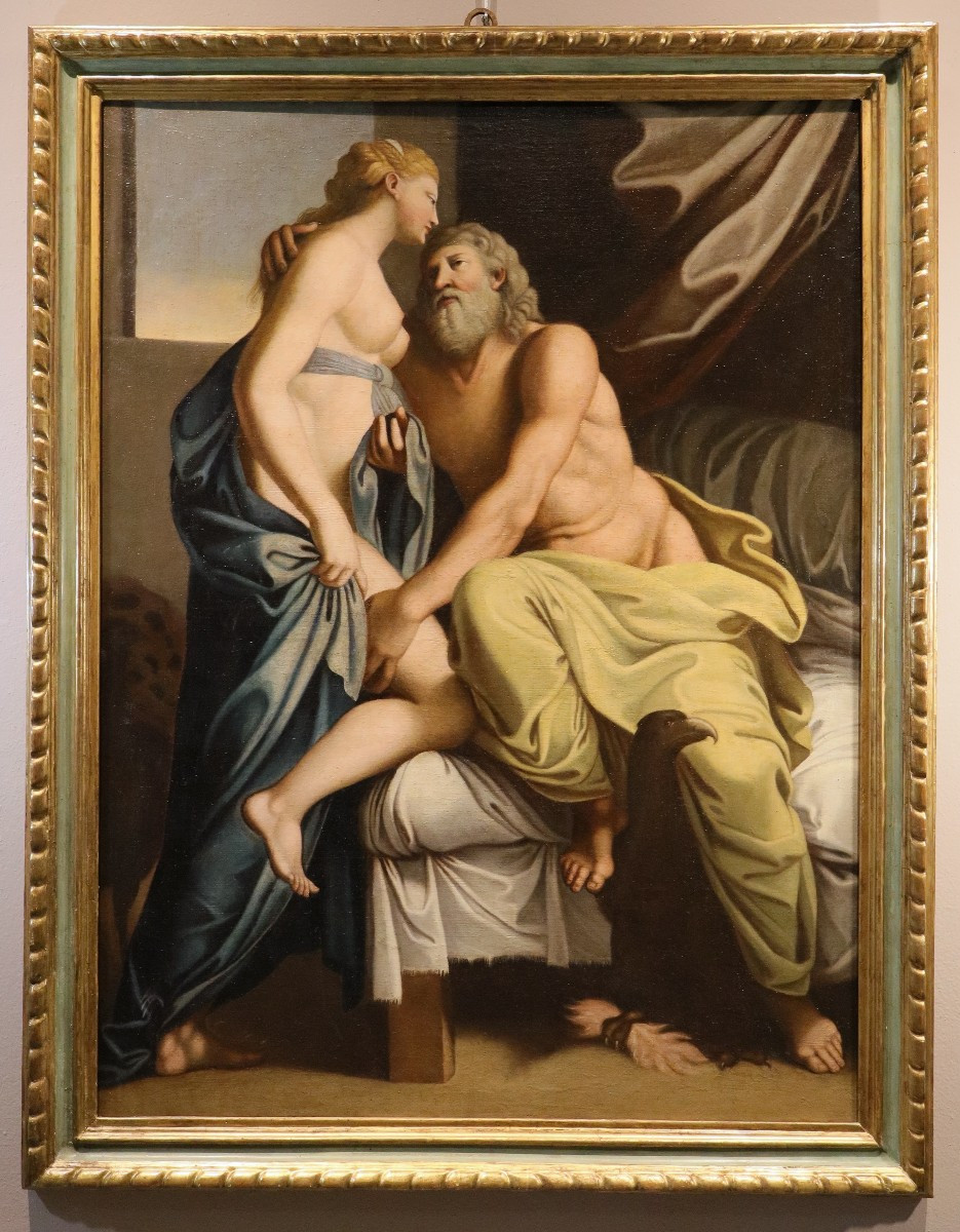 Giove e Giunone, Cerchia di Annibale Carracci (Bologna, 1560 - Roma, 1609)
