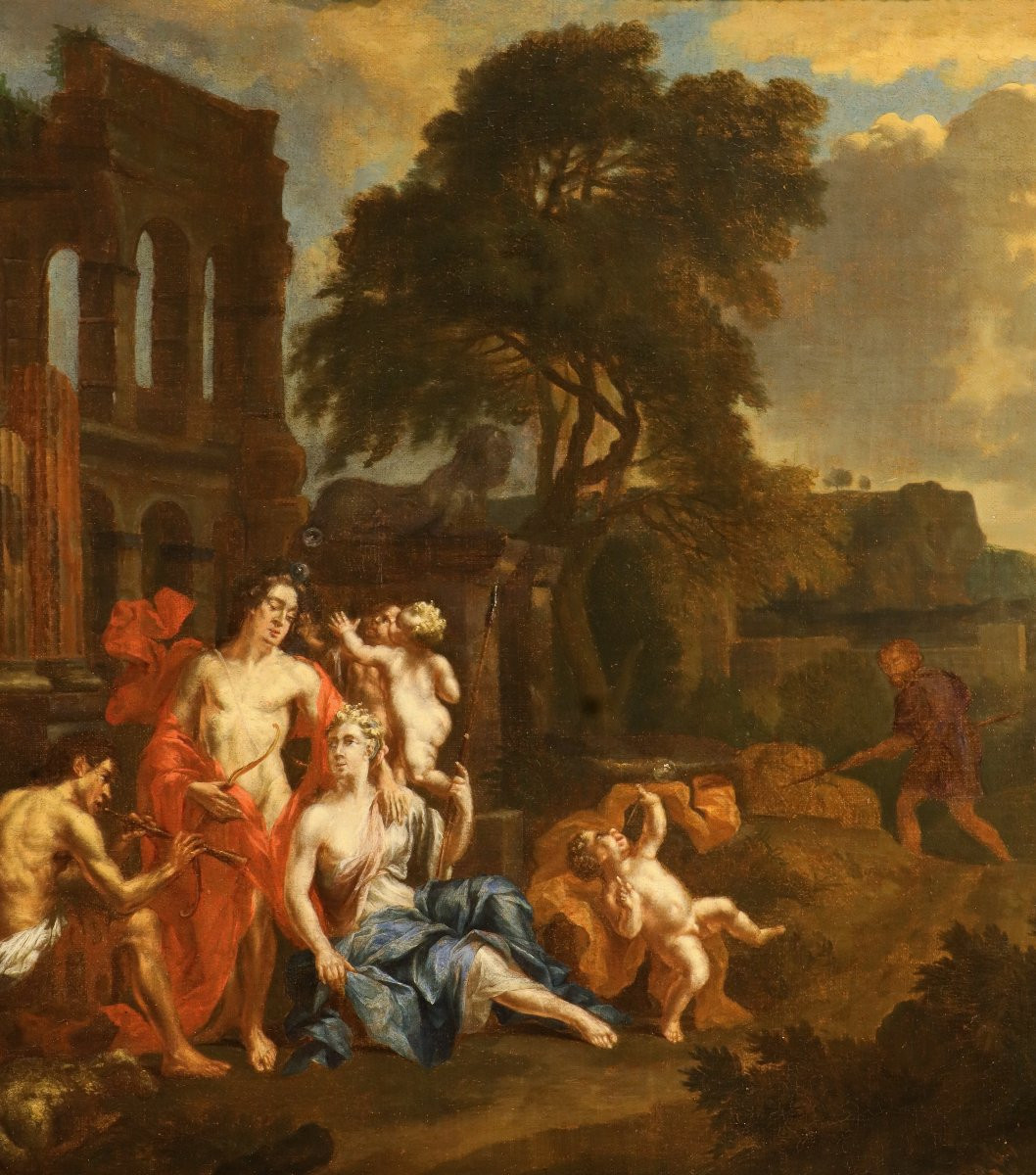 Le mythe d'Apollon et d'Issé, Gérard de Lairesse (Liège 1641 - Amsterdam 1711) atelier-photo-2