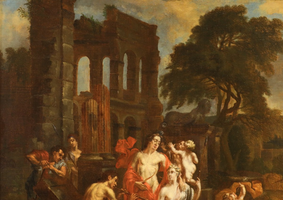 Le mythe d'Apollon et d'Issé, Gérard de Lairesse (Liège 1641 - Amsterdam 1711) atelier-photo-3