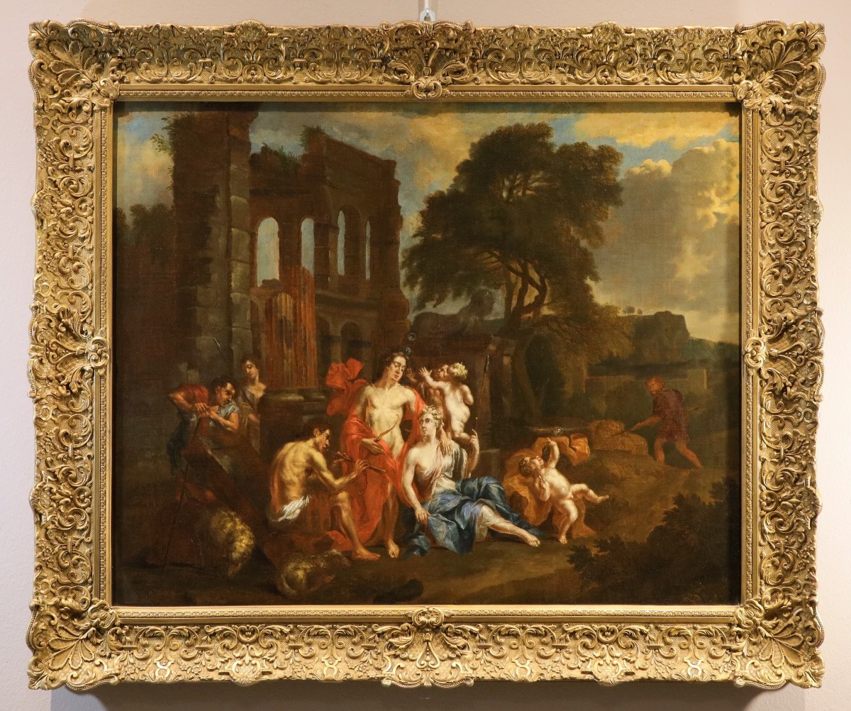 Le mythe d'Apollon et d'Issé, Gérard de Lairesse (Liège 1641 - Amsterdam 1711) atelier