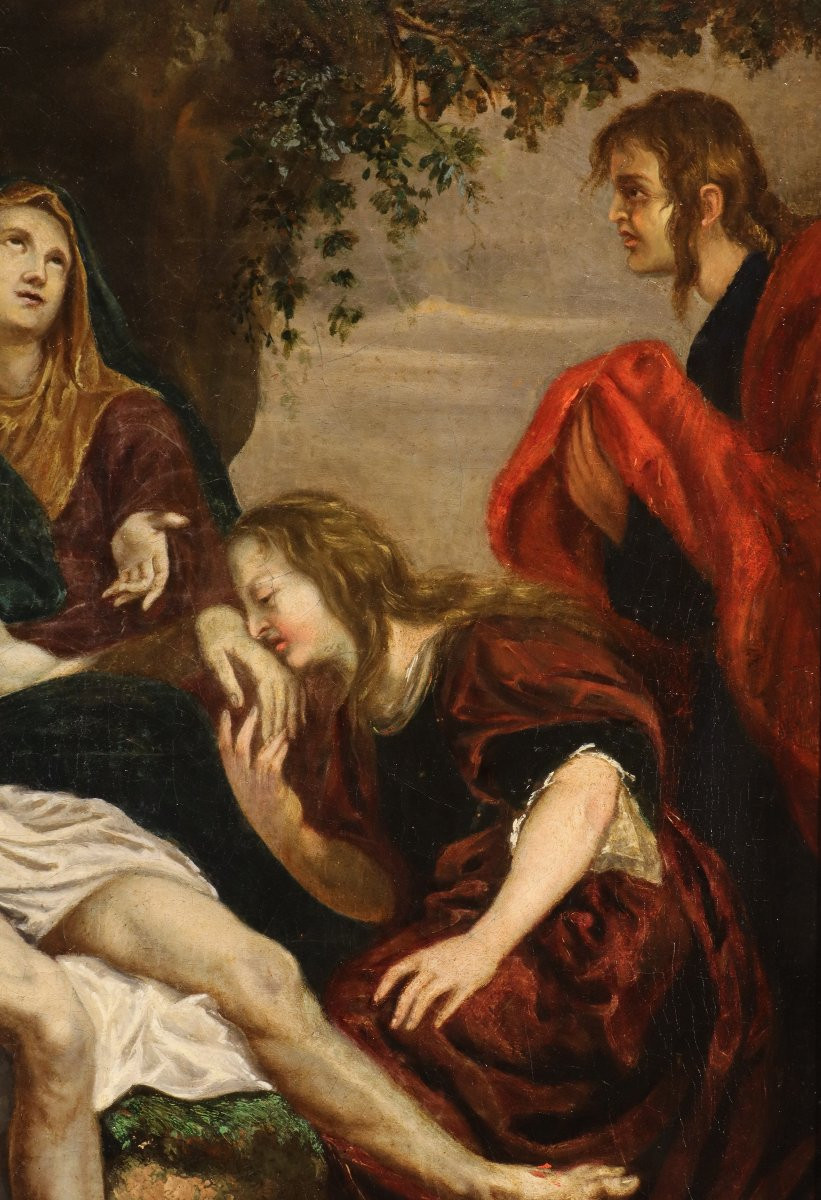 Compianto di Cristo, Seguace di Anthoon van Dyck (Anversa 1599 - Londra 1641)-photo-7