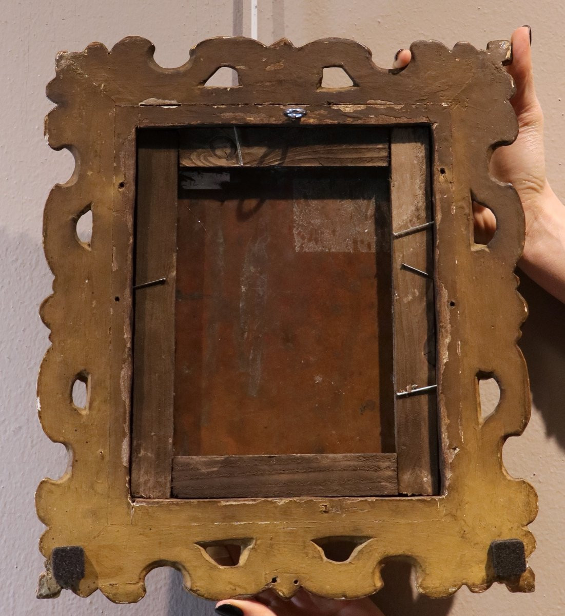 Madonna col Bambino e San Giovannino, Antonio Molinari (Venezia, 1655-1704) attribuibile-photo-6