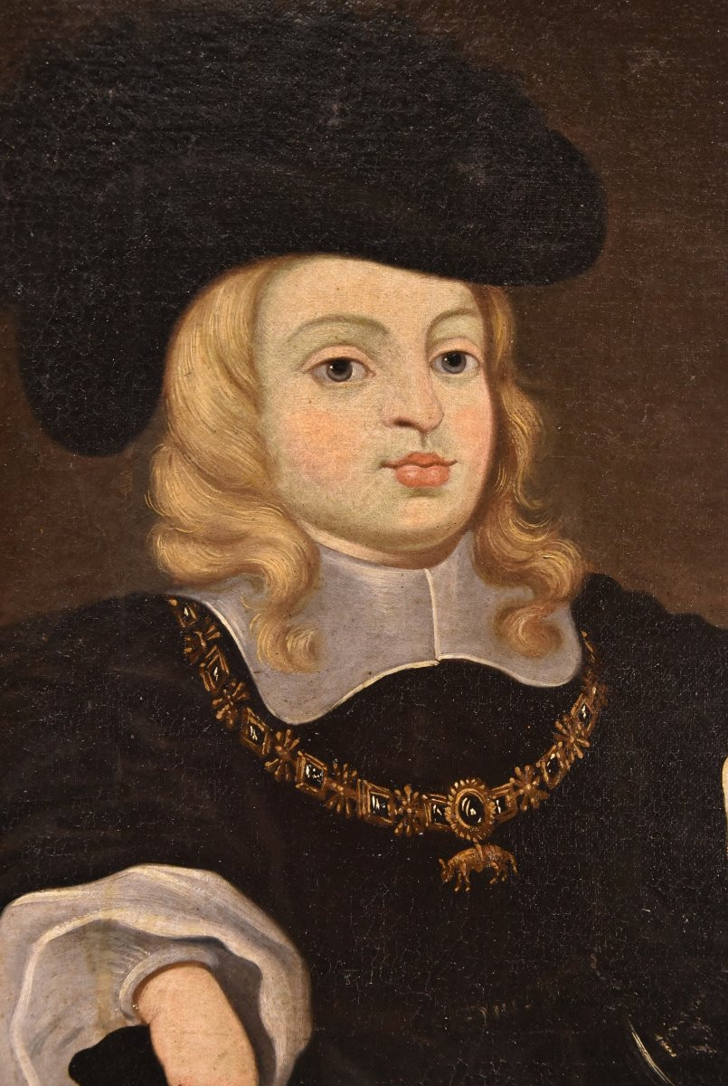 Carlo II, Re di Spagna, da bambino (1661 -1700) - Juan Bautista del Mazo (1611 -1677)-photo-4