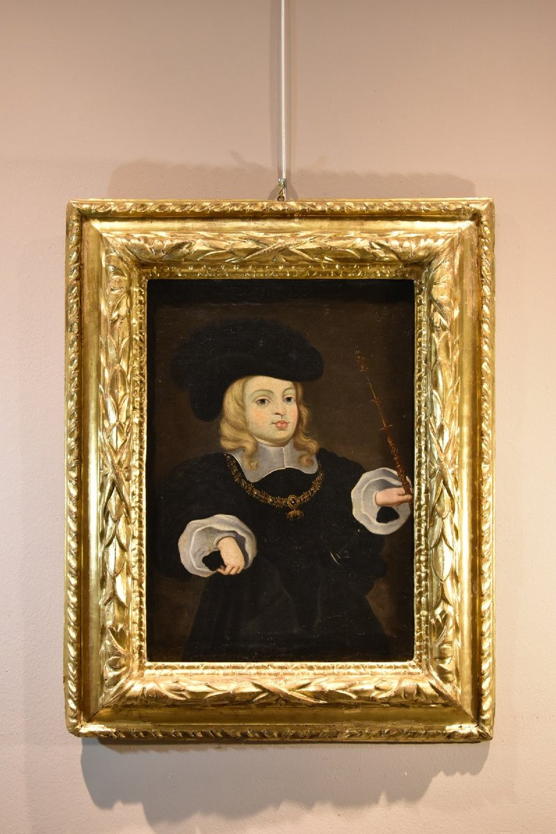 Carlo II, Re di Spagna, da bambino (1661 -1700) - Juan Bautista del Mazo (1611 -1677)-photo-1