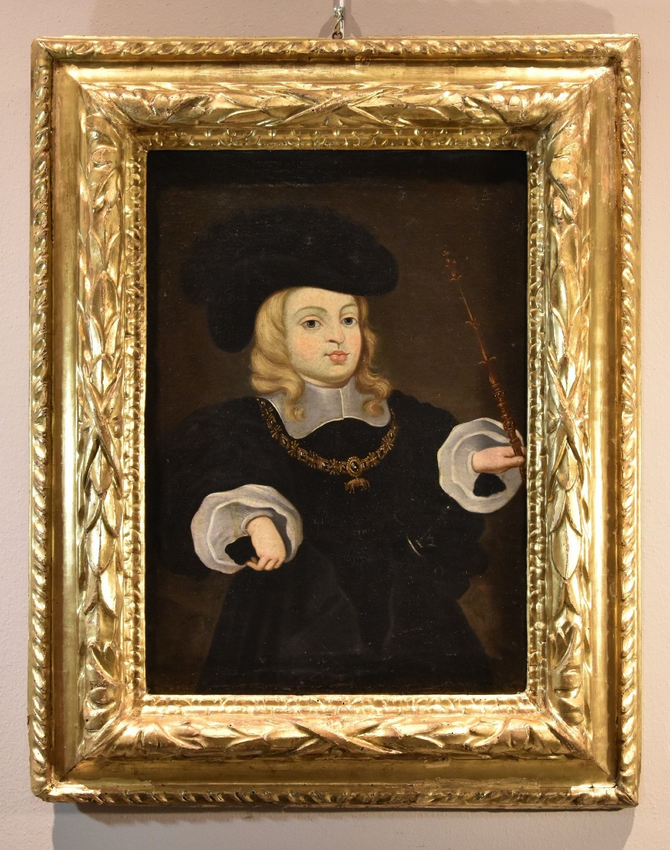 Carlo II, Re di Spagna, da bambino (1661 -1700) - Juan Bautista del Mazo (1611 -1677)